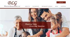 Desktop Screenshot of dlgwealthmanagement.com